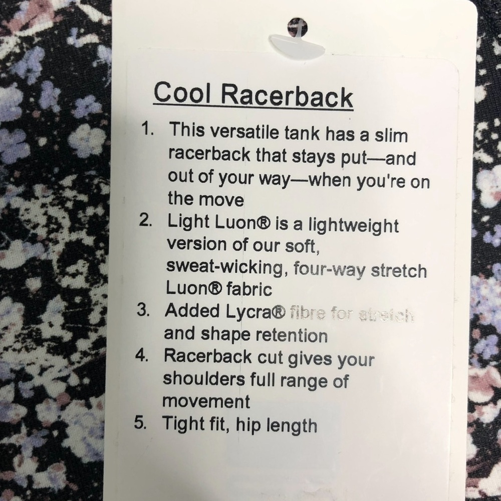 Lululemon Cool Racerback Top - Picture 6 of 6